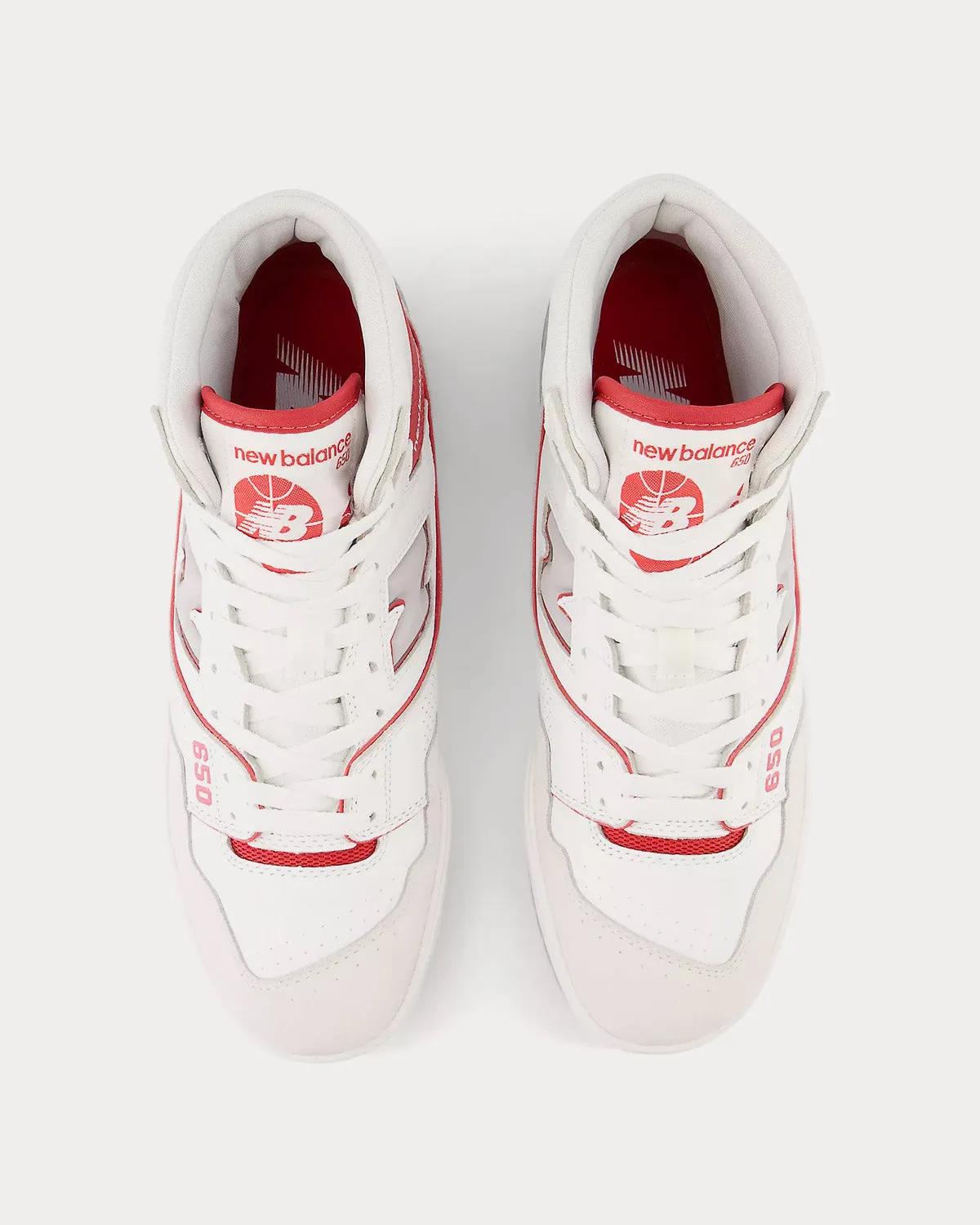 650 White / Astro Dust / Angora High Top Sneakers