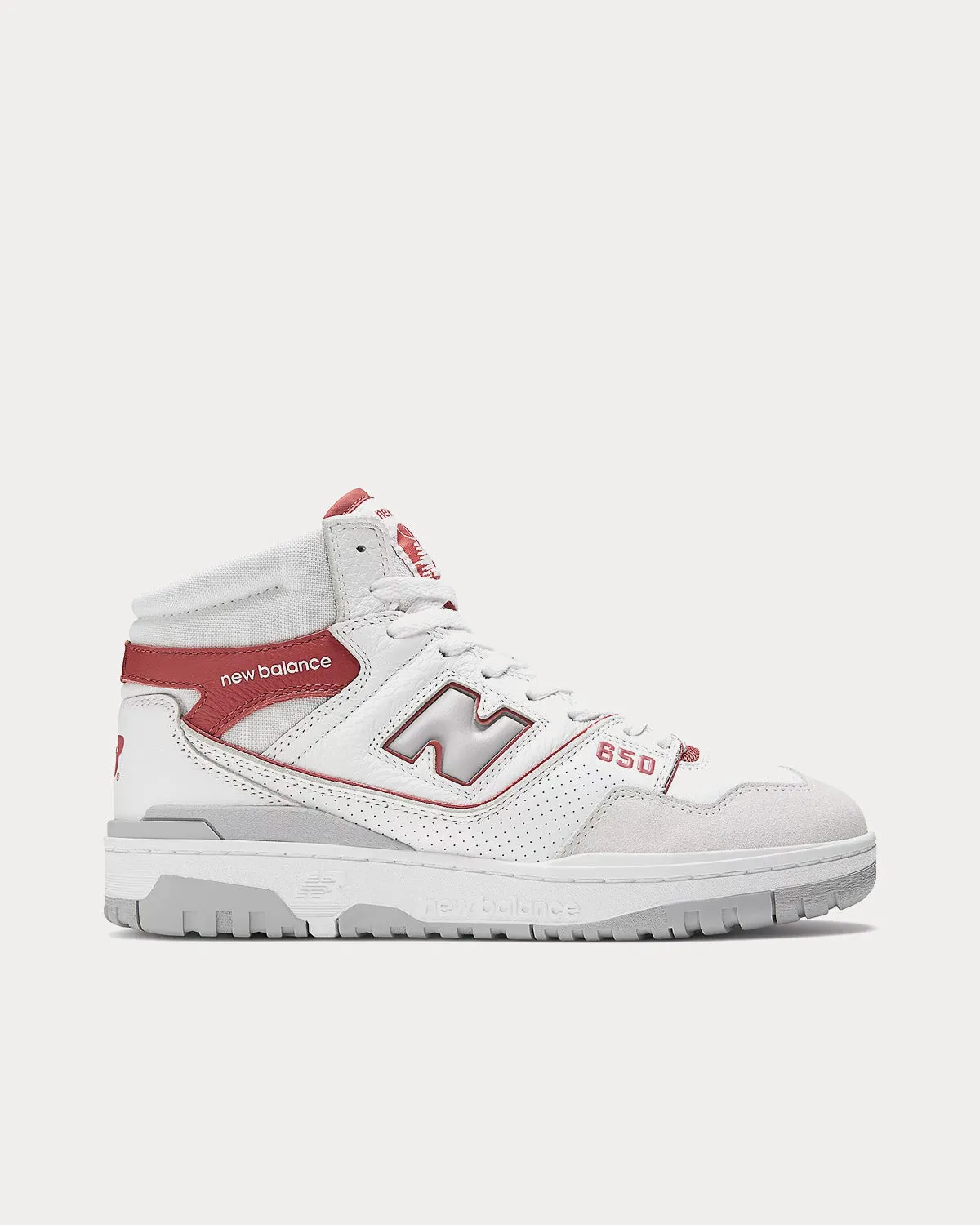 650 White / Astro Dust / Angora High Top Sneakers