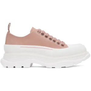 Alexander McQueen Pink Tread Slick Low Sneakers