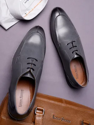 Ash Grey Derby Laceups for Men