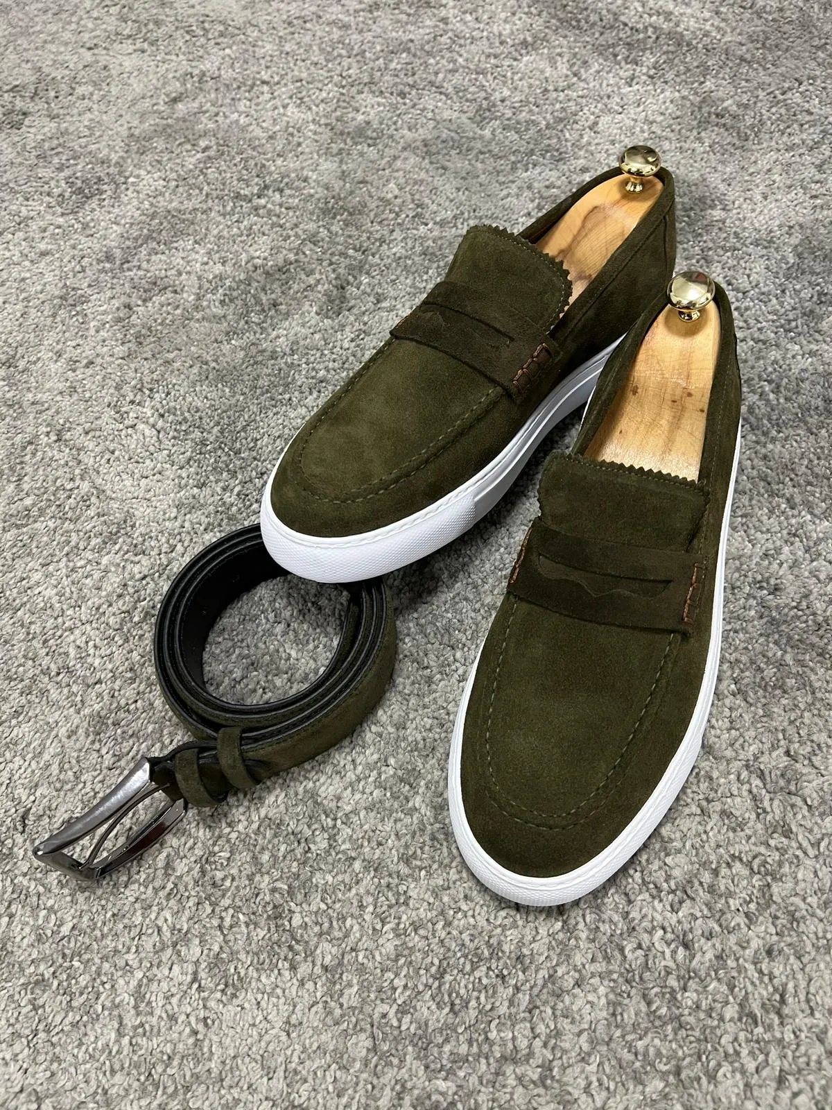 Brent Khaki Men's Loafer