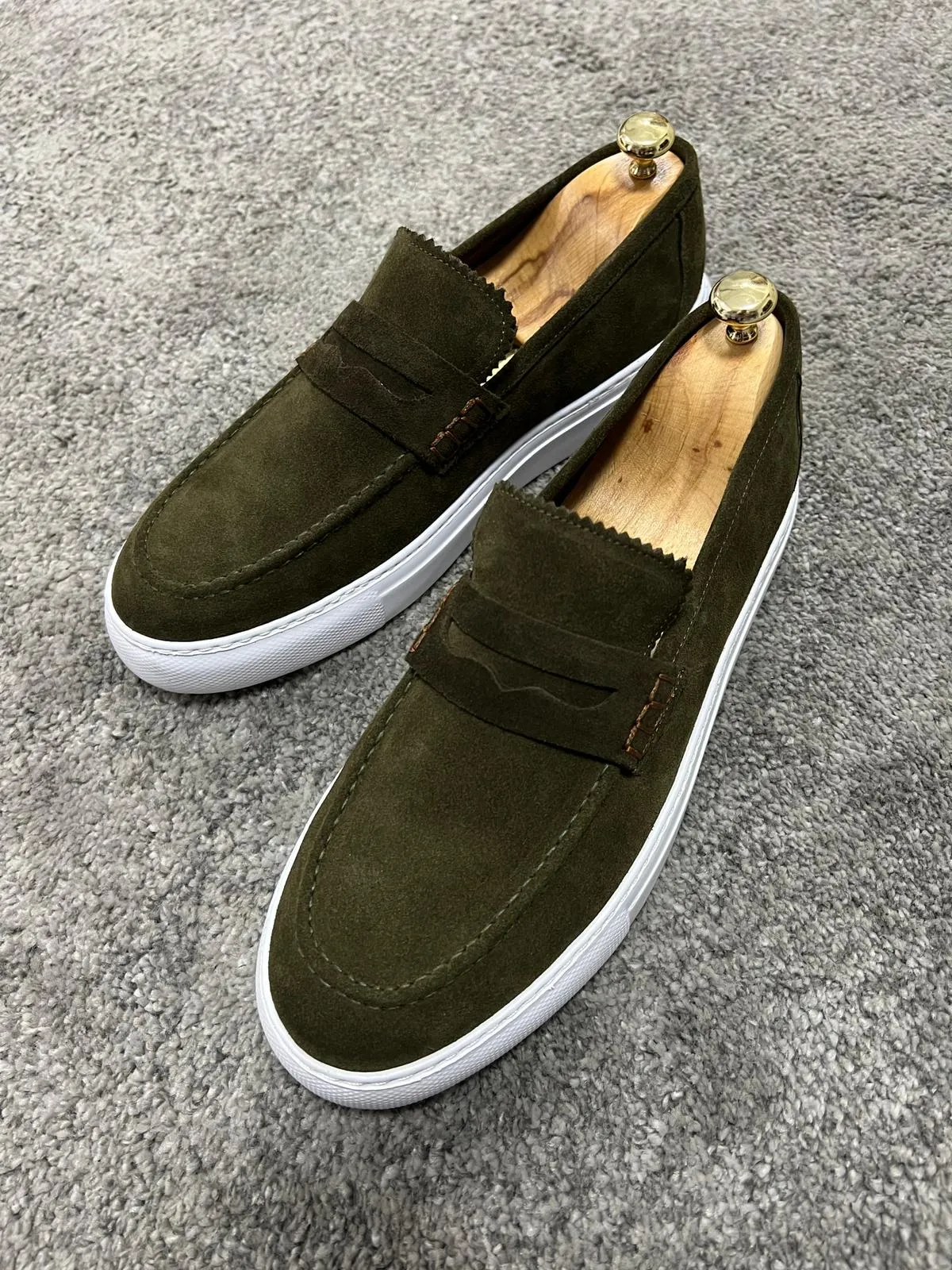 Brent Khaki Men's Loafer