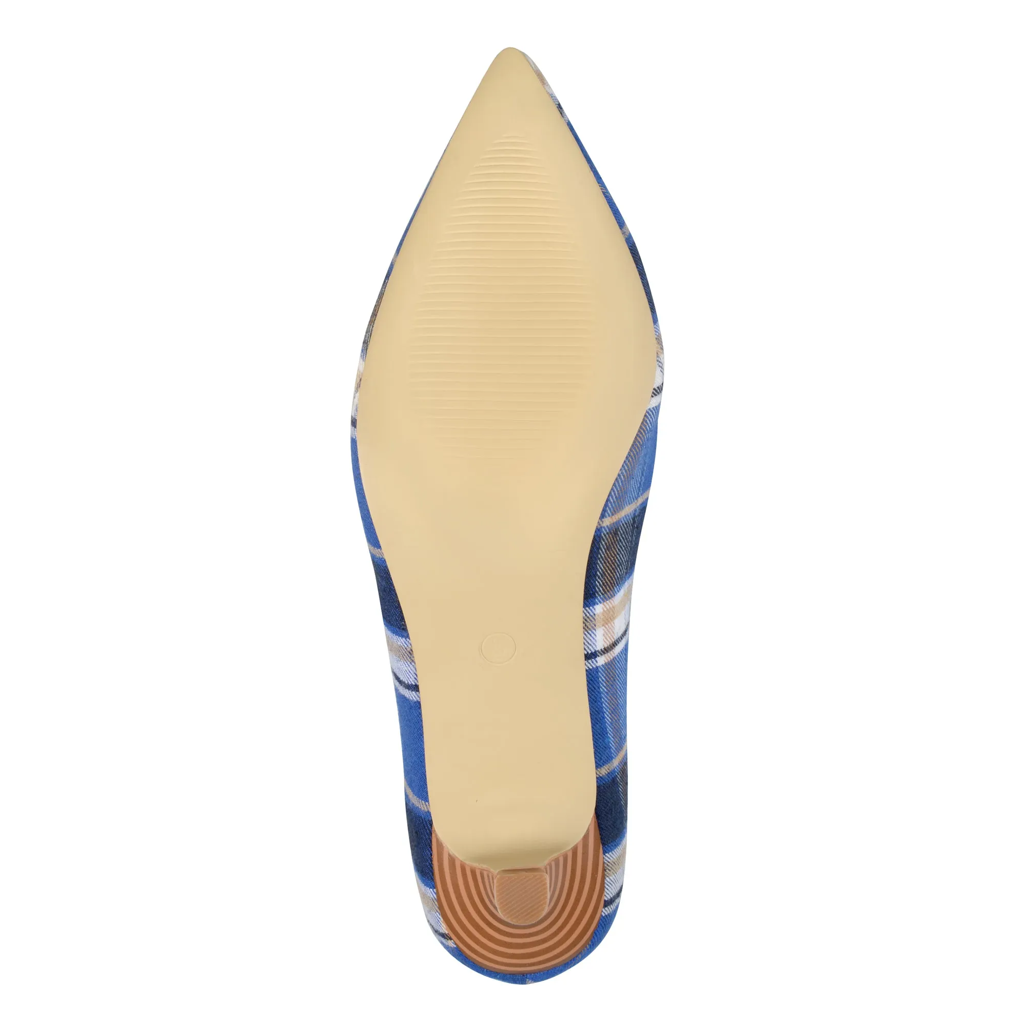 Brinley Co. Women's Pointed Toe Fabric Kitten Heels