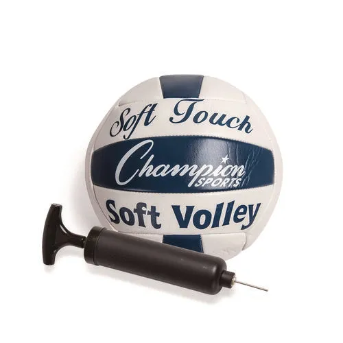 Champion Sports Deluxe Volleyball Set Official-size Volleyball Volleyball Net