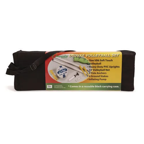 Champion Sports Deluxe Volleyball Set Official-size Volleyball Volleyball Net
