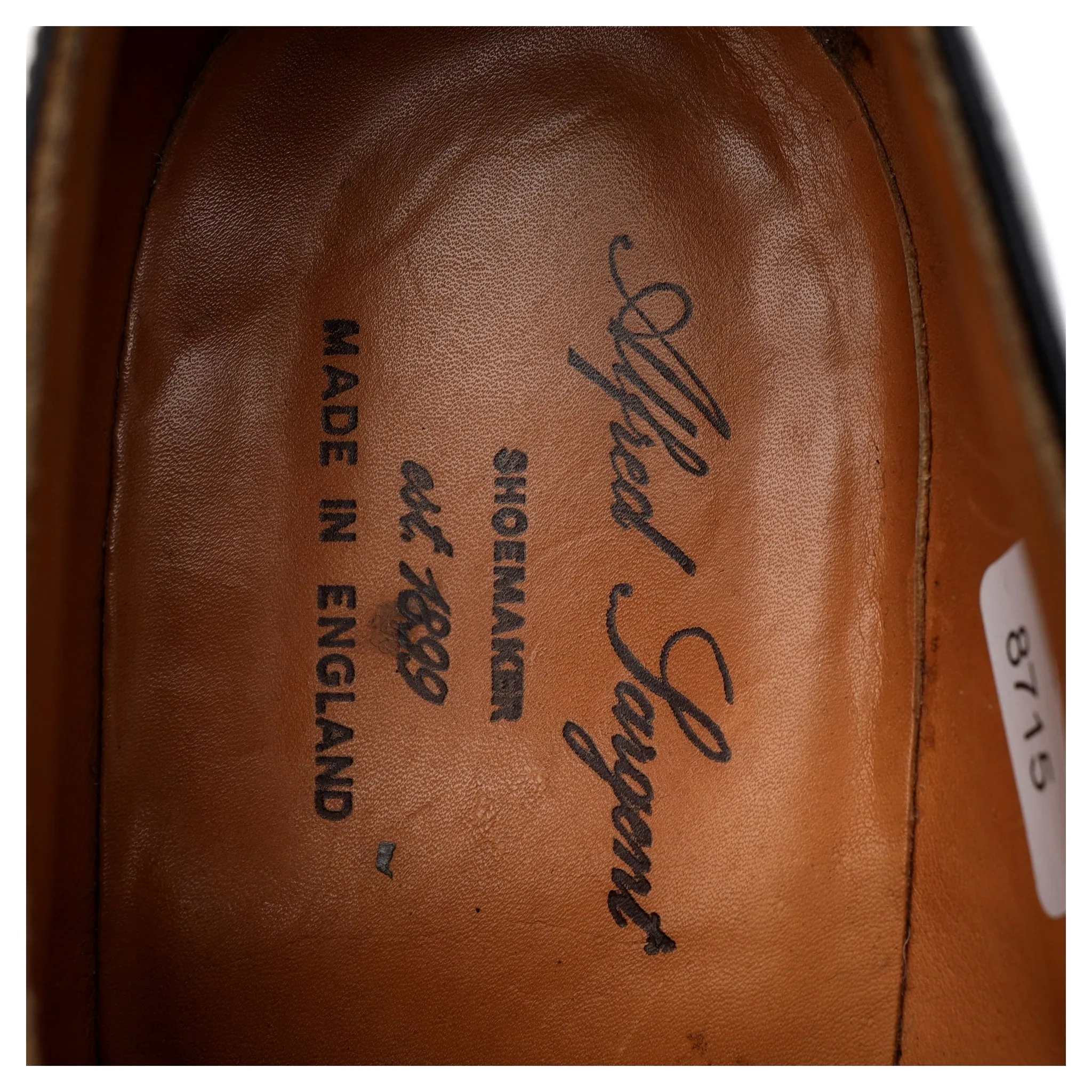 'Compton' Black Leather Derby UK 7.5