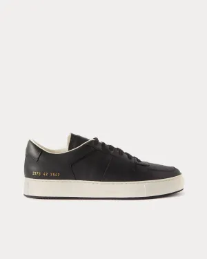 Decades Leather Black / White Low Top Sneakers