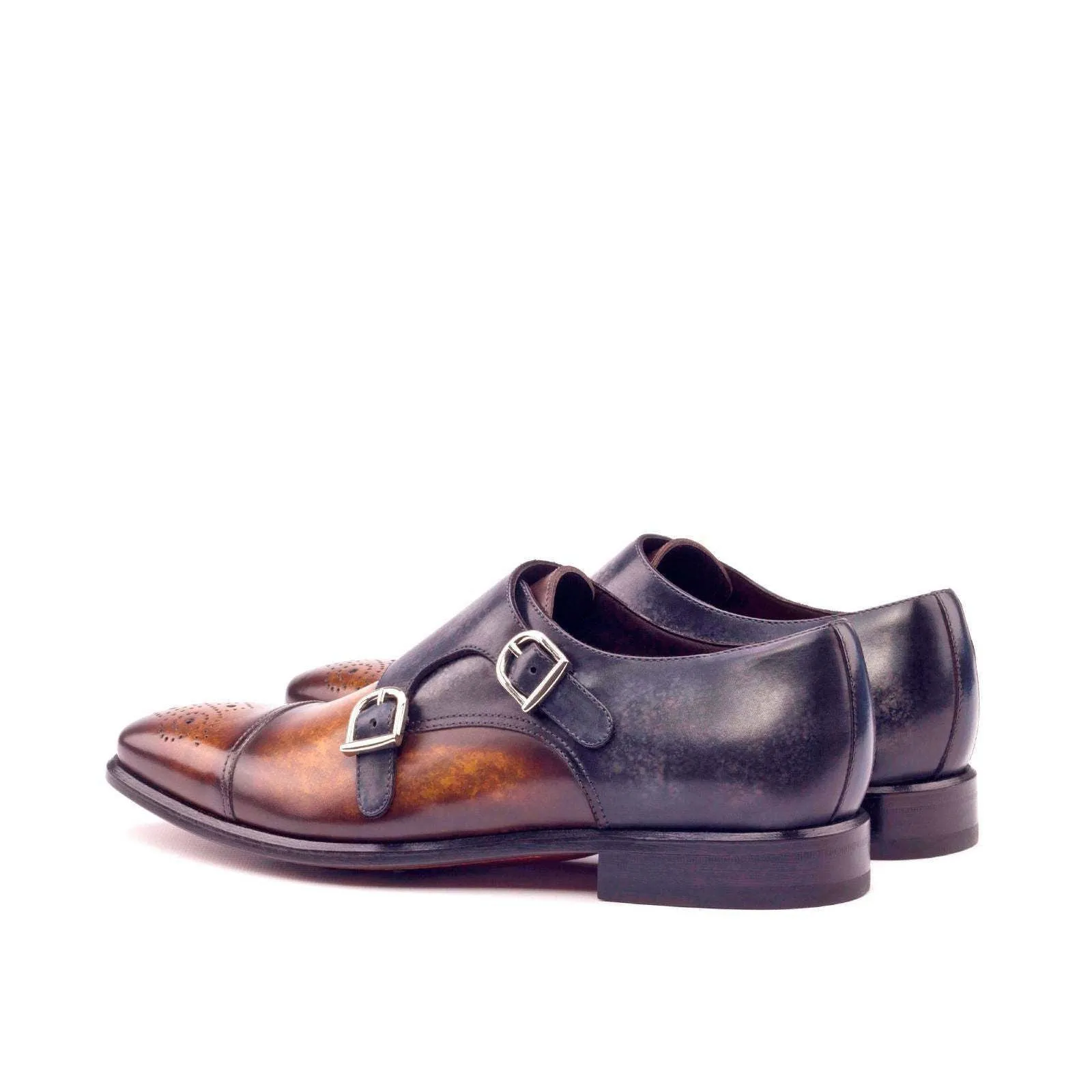 Double Monk-Patina, Brown, Grey, Blue-Wholesale