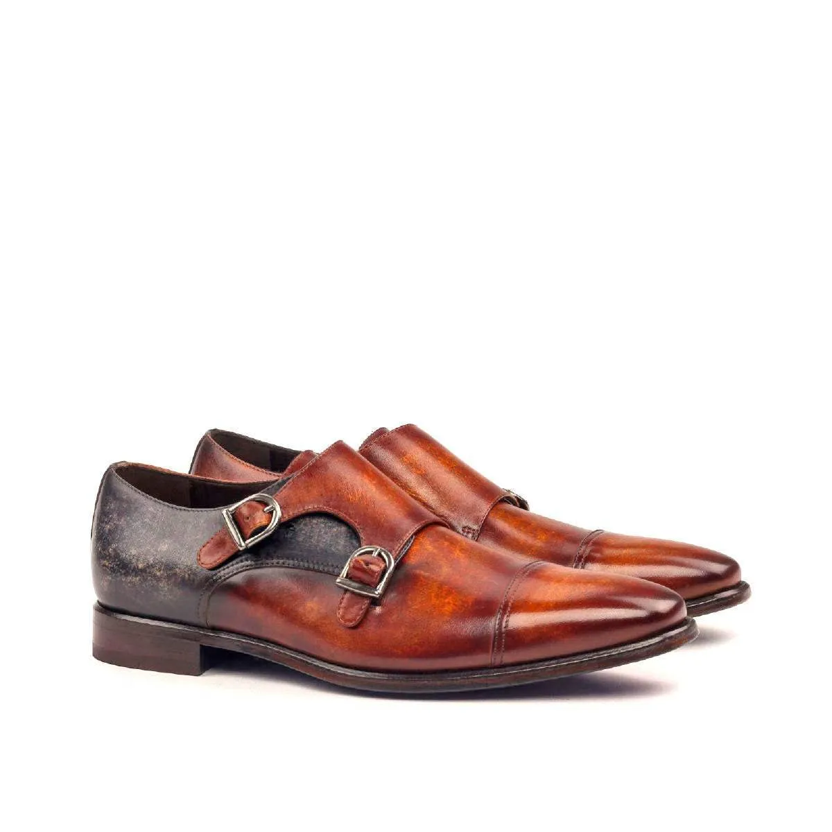 Double Monk-Patina, Brown, Grey-Wholesale