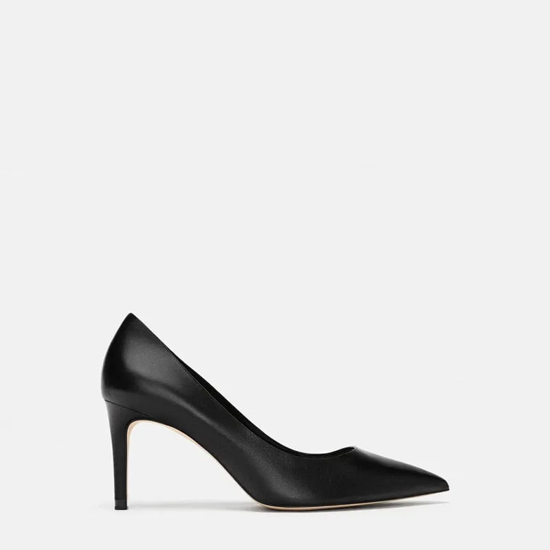 Elegant Pointed Toe Thin Heel Pumps