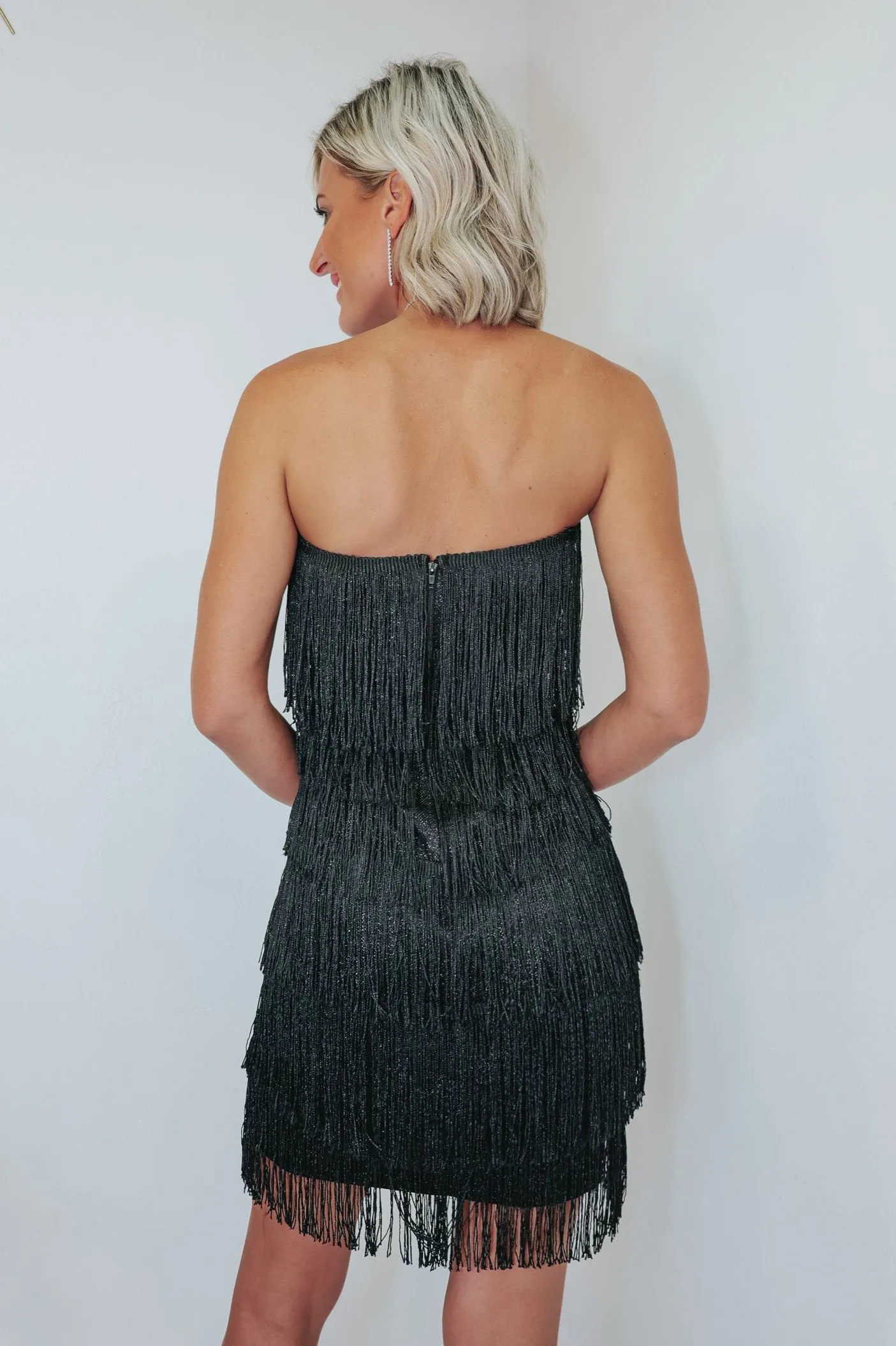 Get in the Groove Fringe Mini Dress