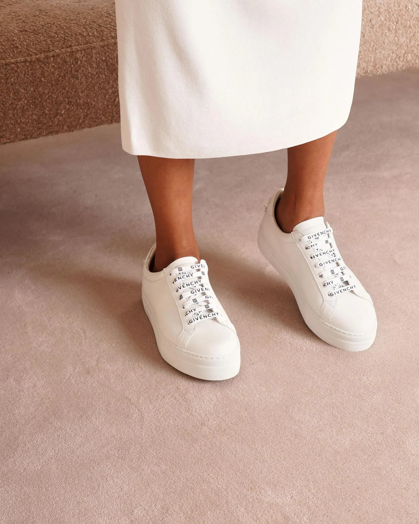 Givenchy logo laces platform sneakers