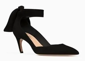La Belle High-Heeled Shoe in Black Suede