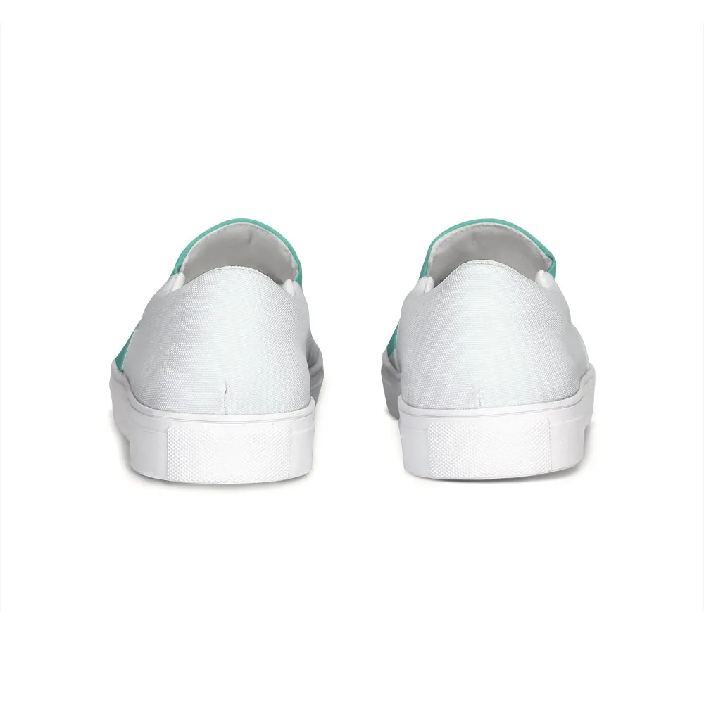Men's Color Block Canvas Slip-On Casual Shoe