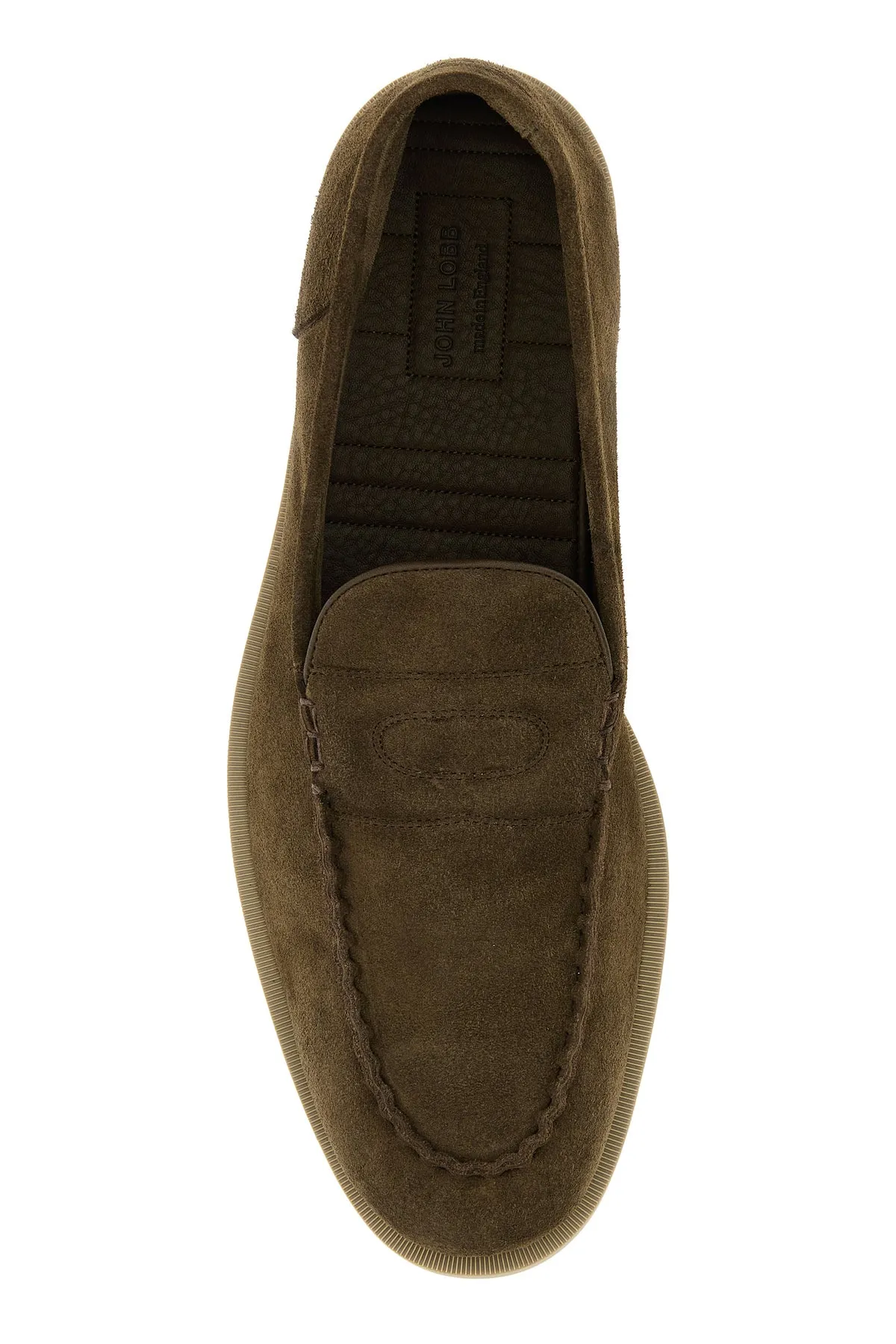 Mud suede Pace loafers