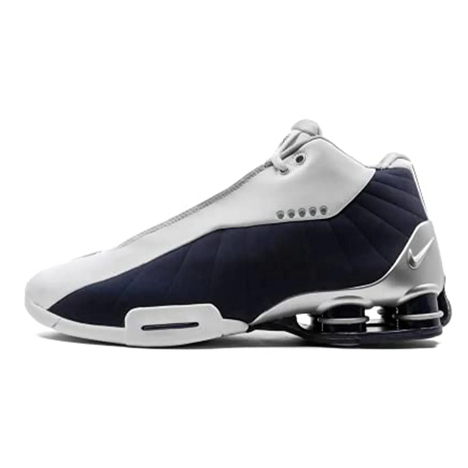 Nike Shox BB4 Basketball Men AT7843-100 USA Blue/White/Metallic Silver