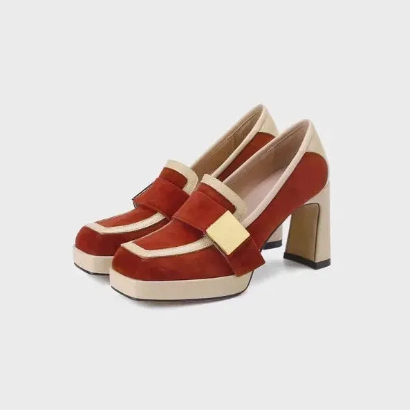 Osprey Vintage Suede Leather Pumps