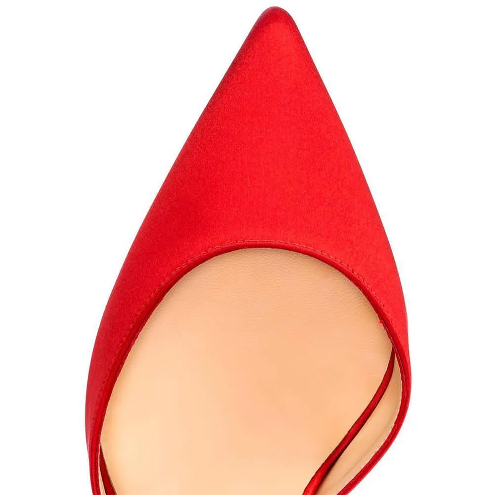 Scrub Strap Bow Point Toe Pumps