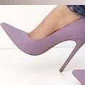 Work Point Toe Leather Sexy Low Pumps