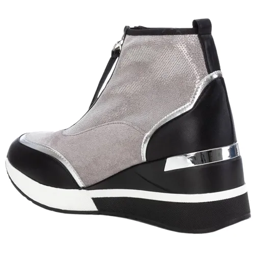 XTI  Wedge Ankle Boots - 141795 - Ice